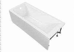 Акриловая ванна Aquanet Bright 170x75