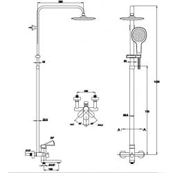 Душевая система KAISER Arena 36182
