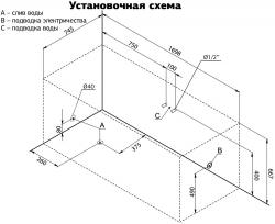 Акриловая ванна Aquanet Cariba 170x75