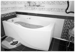 Акриловая ванна Aquanet Borneo 170x90 R