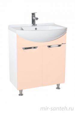 Тумба с раковиной Bellezza Альфа 55 бежевая
