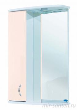 Зеркало-шкаф Bellezza Астра 50 L бежевое