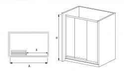 Душевая дверь RGW CL-11 90х185 стекло чистое