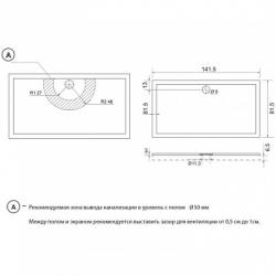 Душевой поддон Aquanet Gamma/Beta 140х80
