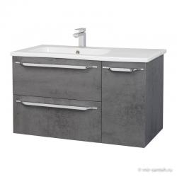 Мебель для ванной Bellezza Луиджи 90 R подвесная серая