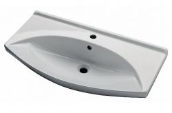 Тумба с раковиной Bellezza Лагуна 105 красная