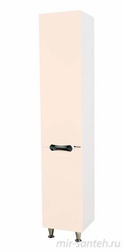 Пенал Bellezza Лагуна 35 L с бельевой корзиной бежевый