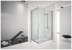 Душевой уголок Aquanet Alfa NAA1131 150x80, прозрачное стекло