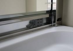 Душевой уголок Aquanet Delta NPE2142 100x100, R550, прозрачное стекло