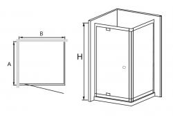 Душевой уголок RGW PA-35 (RGW PA-05+RGW Z-12) 90х90х185