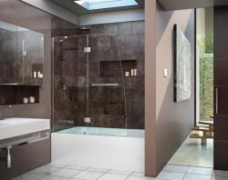 Шторка на ванну RGW SC-13 110х150 распашная, стекло чистое