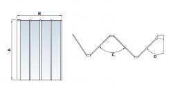 Шторка на ванну RGW SC-23 100х150 складная