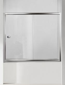 Шторка на ванну RGW SC-42 180х150 стекло чистое