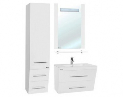 Тумба с раковиной Bellezza Берта 75 подвесная белая (раковина Мелана)