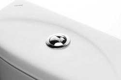 Унитаз-компакт Santek Анимо с сиденьем дюропласт, косой (под углом) выпуск