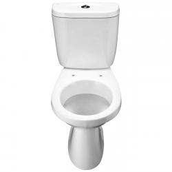 Унитаз-компакт Santek Анимо с сиденьем дюропласт Soft-close, косой (под углом) выпуск