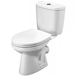 Унитаз-компакт Santek Анимо с сиденьем дюропласт, косой (под углом) выпуск