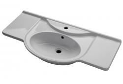 Тумба с раковиной Bellezza Кантри 105 (патина серебро)