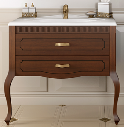 Мебель для ванной Opadiris ФРЕСКО 100 орех с патиной