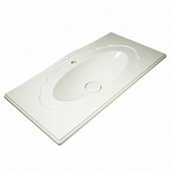 Тумба с раковиной Opadiris ФРЕСКО 100 орех с патиной