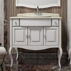 Мебель для ванной Opadiris ЛАУРА 100 белая с мраморной столешницей