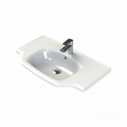 Тумба с раковиной Opadiris МИРАЖ 100 слоновая кость