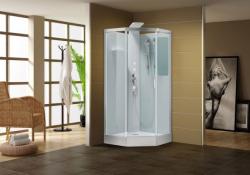 Душевая кабина Aquanet Passion P 90x90, прозрачное стекло