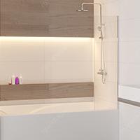 Шторка на ванну RGW SC-56 40х150 стекло чистое