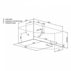 Акриловая ванна Aquanet Sofia 170x100 L