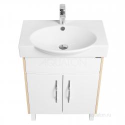 Тумба с раковиной Акватон ИНФИНИТИ 76 Н ясень коимбра