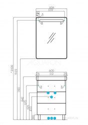 tumba-pod-rakovinu-aquaton-amerina-60-m-temno-korichnevaya-1a168901am430-shema